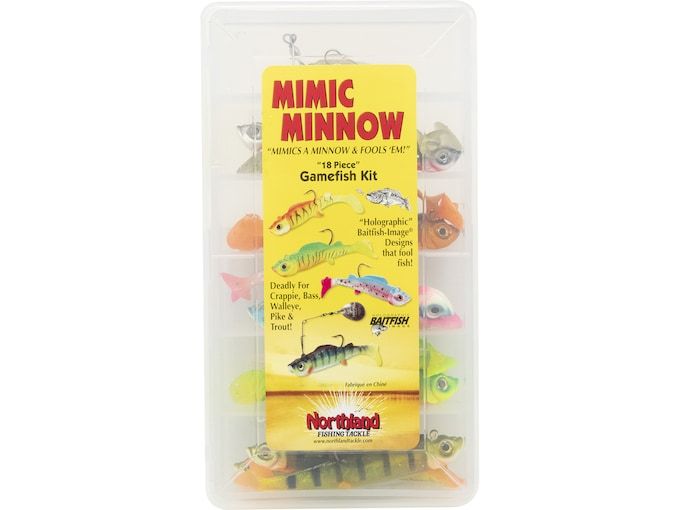 Набор приманок Northland Mimic Minnow Gamefish Lure Kit Assorted