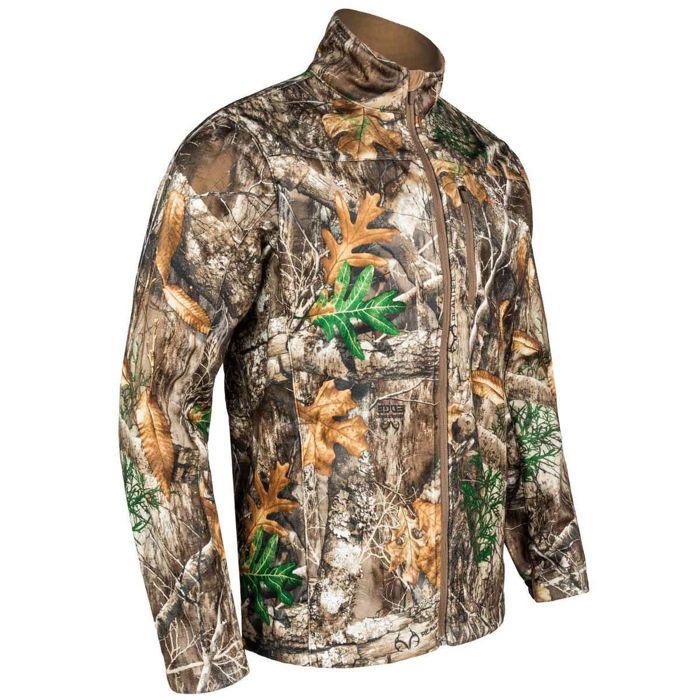 Охотничий камуфляж Rustic Ridge Men's Realtree Edge Softshell Windproof Hunting Jacket