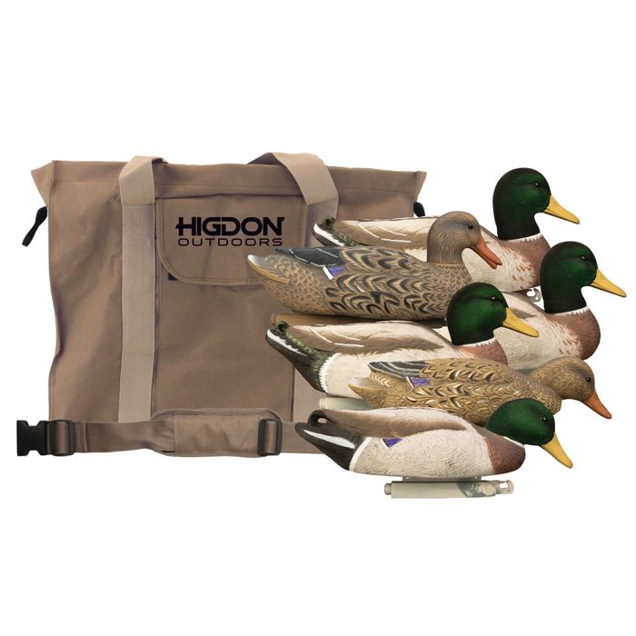 Рыболовная сумка Higdon Outdoors Magnum Mallard Foam Filled, Flocked Heads with 6 Slot Bag