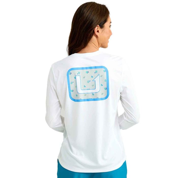 Рыболовная рубашка Huk Women's Standard Pursuit Patterned Long Sleeve Fishing Shirt - Huk