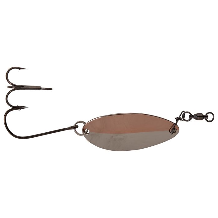 Колеблющаяся блесна P-Line P Line Pro Steel Casting Spoon - Silver/Metallic Green, 2/5oz