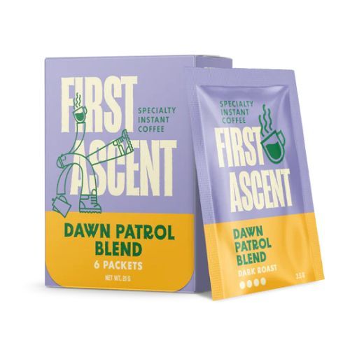 Аттрактант Dawn Patrol Dark Roast Instant Coffee by First Ascent Coffee Roasters - 6-pack