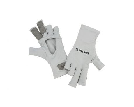 Перчатки Simms SolarFlex Sun Gloves - Sterling