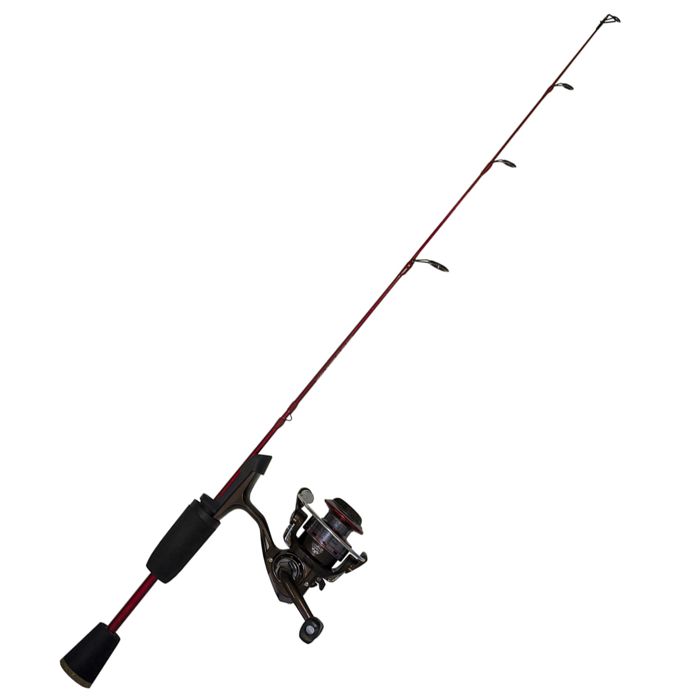 Комплект удилище + катушка HT Enterprises Polar Fire Red Zone Ice Fishing Rod and Reel Com