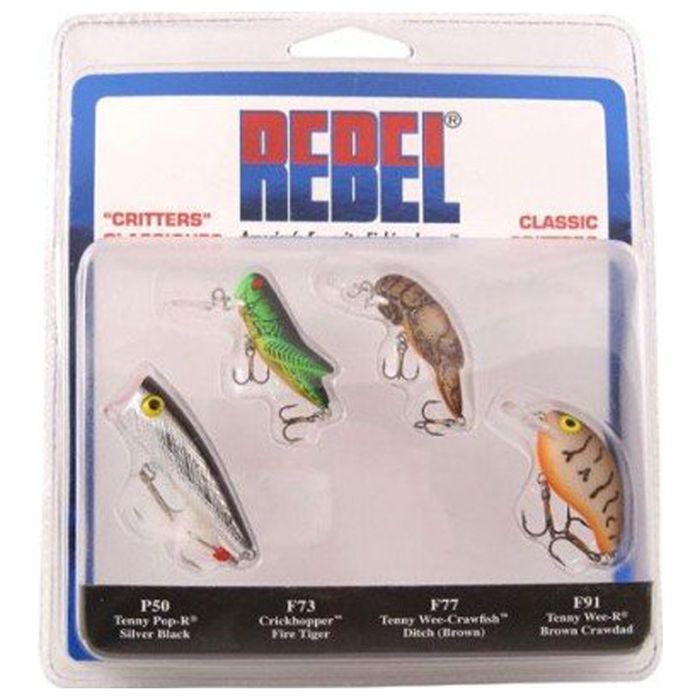 Поверхностная приманка Rebel Classic Critters Lure Kit Topwater Hard Bait Assortment