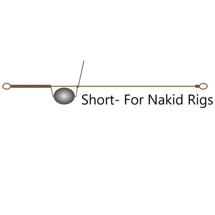 Готовая оснастка J&B Custom Fish Razr Pin Rigs Short Individual (Natural Baits)