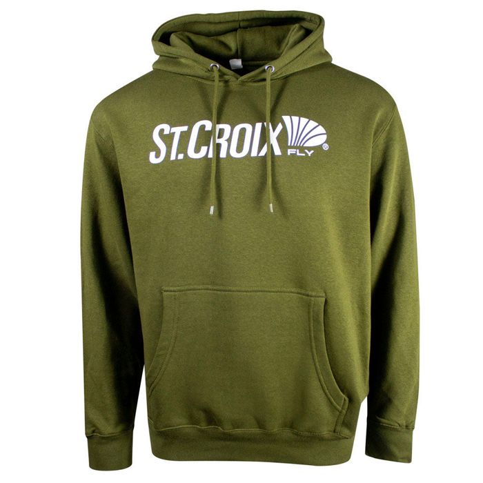Мушки FLY Green Hooded Sweatshirt