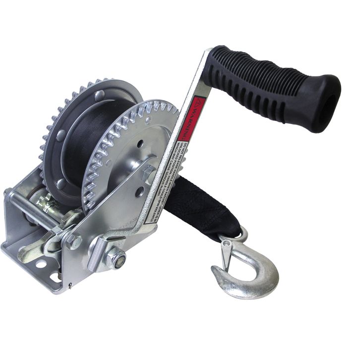 Запчасть прицепа Overton's 1,600-lb. Dual Drive Trailer Winch With 20' Strap