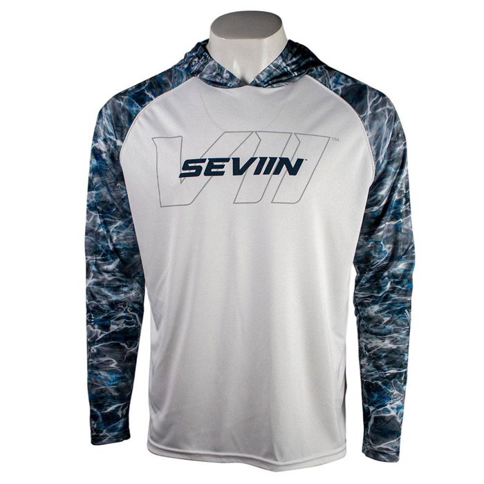 Рыболовная рубашка ATS SEVIIN Biloxi Performance Colorblocked Hooded Long Sleeve