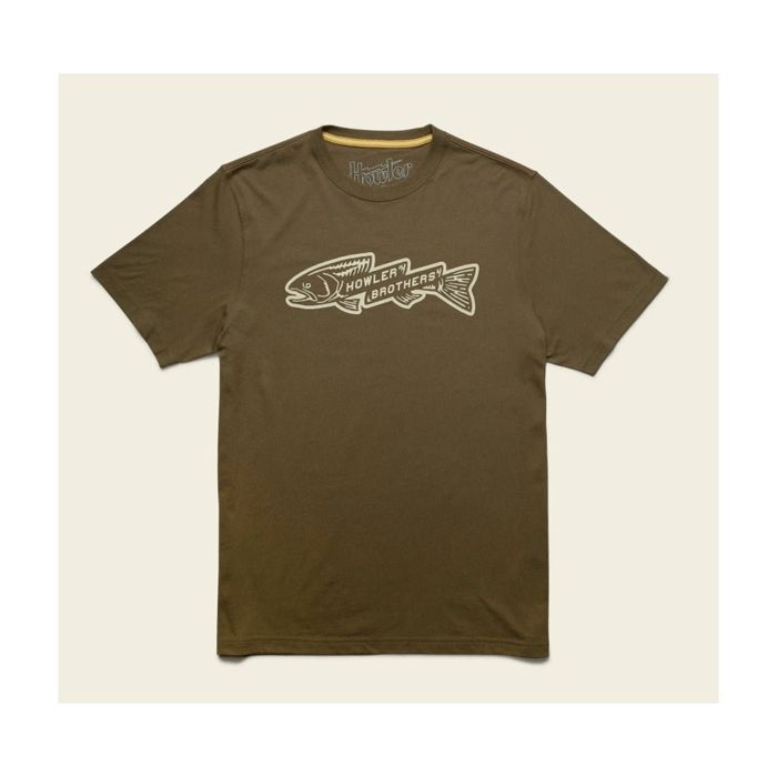 Рыболовная рубашка Howler Brothers Howler Bros - Trout Bolt T-Shirt - Ivy Green