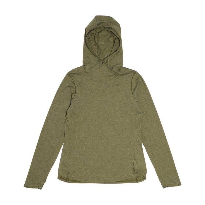 Рыболовная рубашка Simms Women's Bugstopper Solarflex Hoody - Loden Heather
