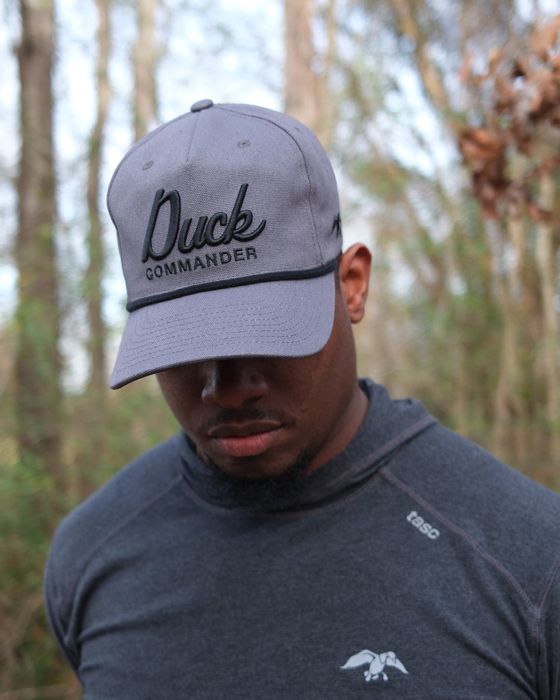 Головной убор Duck Commander x General Vintage Charcoal Script Hat