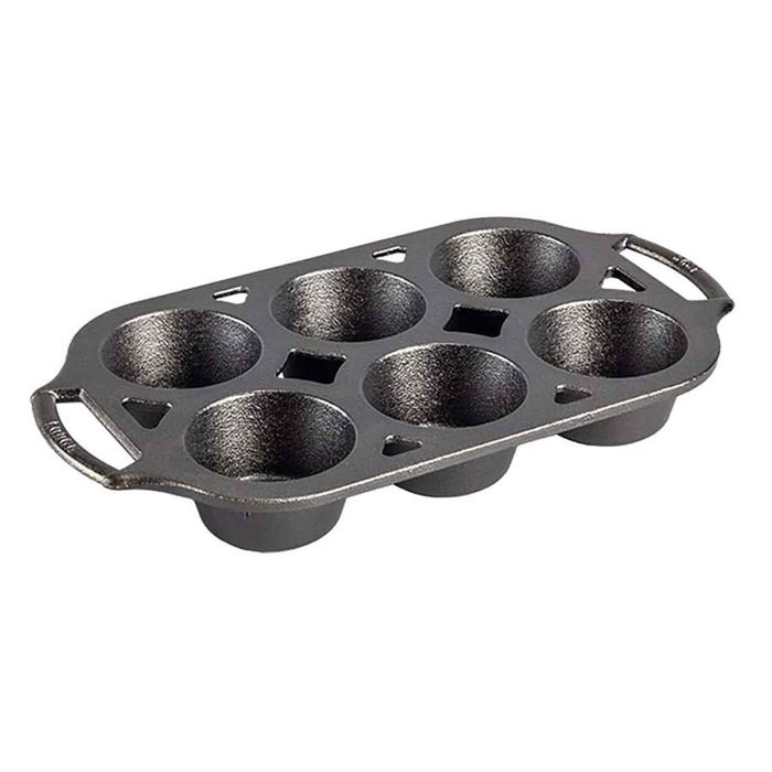 Походная посуда Lodge Cast Iron Lodge 6 Impression Cast Iron Muffin Pan