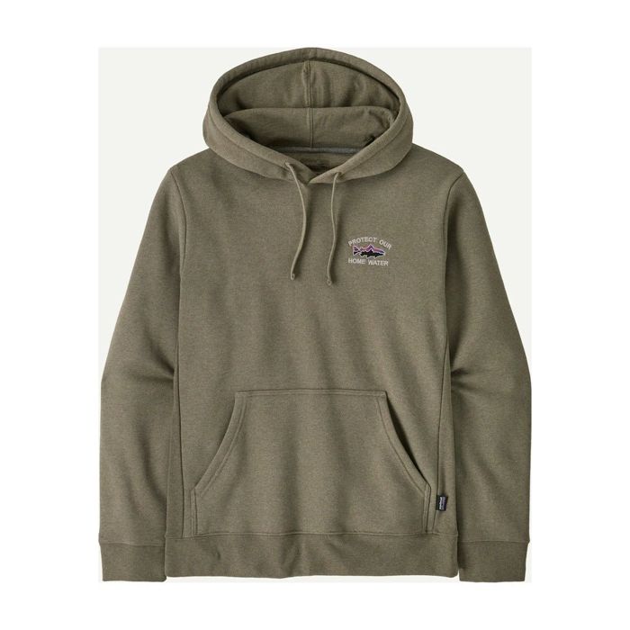 Рыболовная рубашка Fly Fish Food Logo - Patagonia - Home Water Trout Uprisal Hoody - River