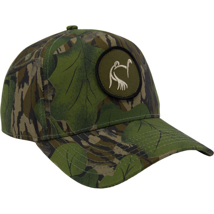 Охотничий камуфляж LOST Hat X Ol Tom Easy 5-Panel Circle Cap - Mossy Oak Full Foliage / On