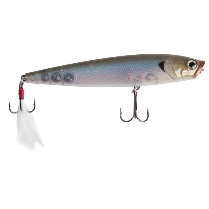 Воблер Lucky Craft Gunfish 95 Topwater Hard Bait - Ghost Minnow, 3/8oz, 4in, 3 Hook