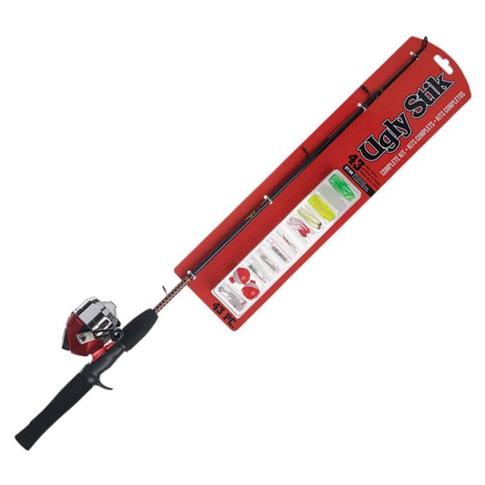 Комплект удилище + катушка Ugly Stik Complete Spincast Rod and Reel Combo Kit - 5ft, Light