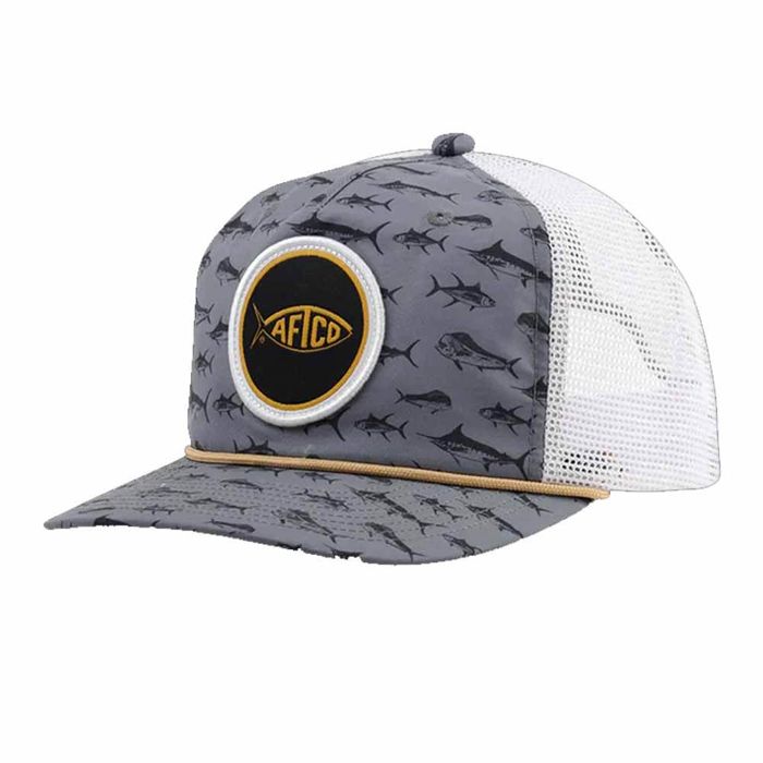 Головной убор Aftco Apparel Aftco Charcoal Big 3 Trucker Hat