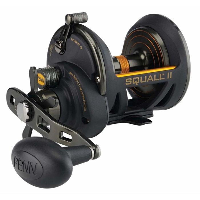 Морская мультипликаторная катушка Penn Squall II Conventional Star Drag Reels