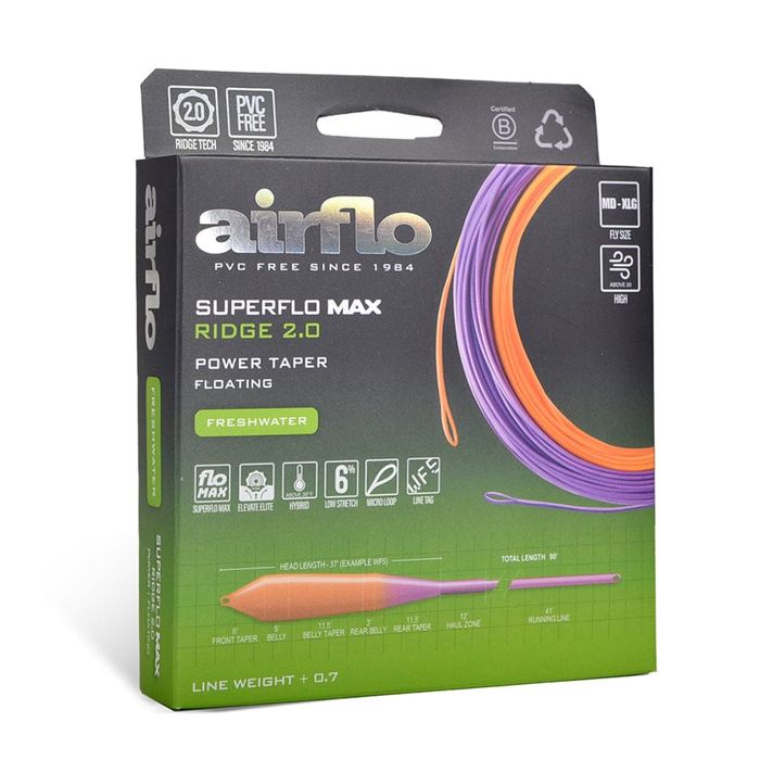 Нахлыстовый шнур Airflo Superflo Max Ridge 2.0 Power Taper Fly Line