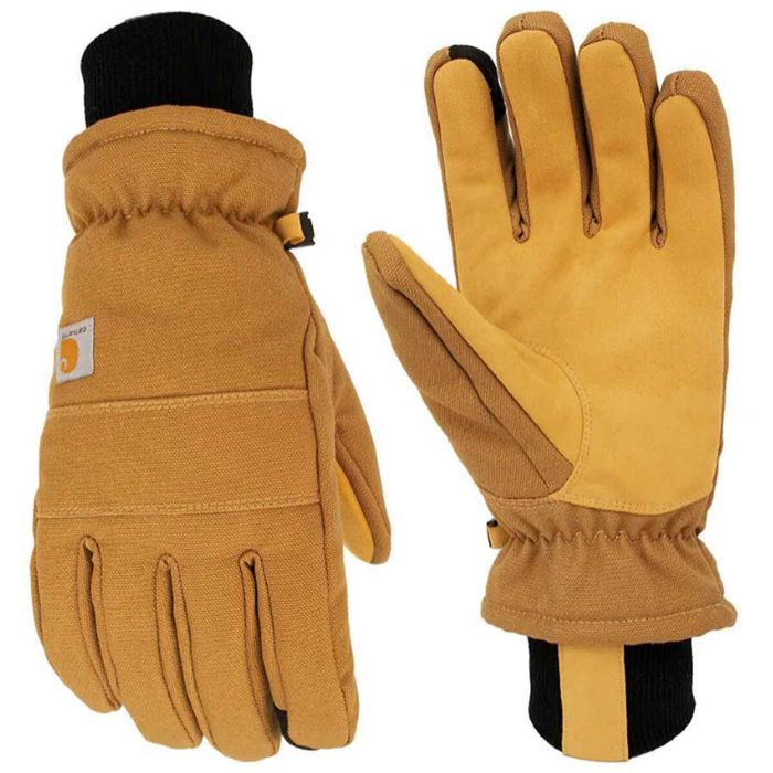 Перчатки Carhartt Women's Insulated Duck/Synthetic Leather Knit Cuff Work Gloves