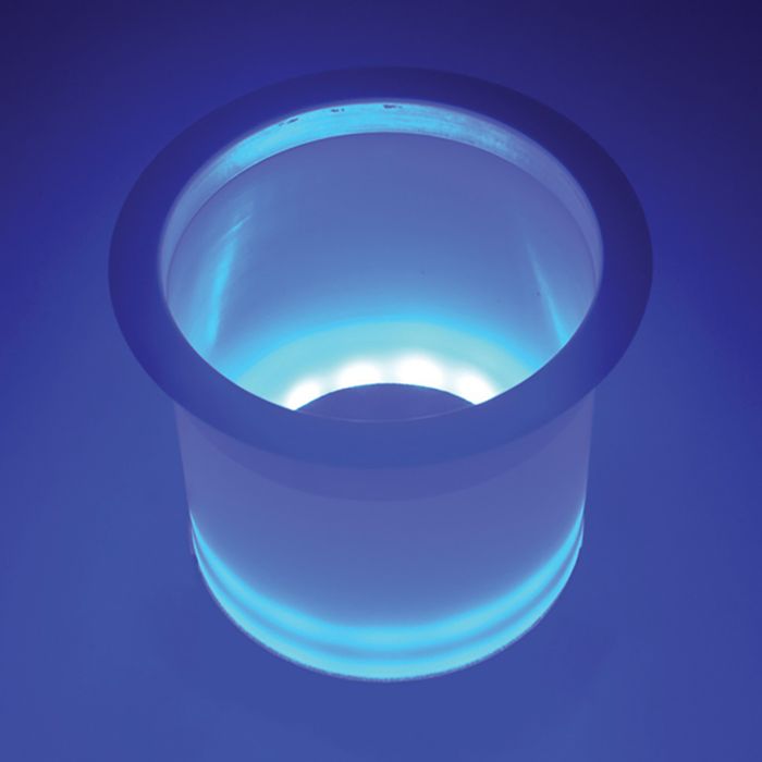 Подстаканник для лодки T-H Marine LED Lighted Stainless Steel Rim Drink Holder, Blue