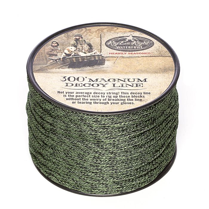 Чучело Rig'Em Right Magnum Decoy Line 300' Spool