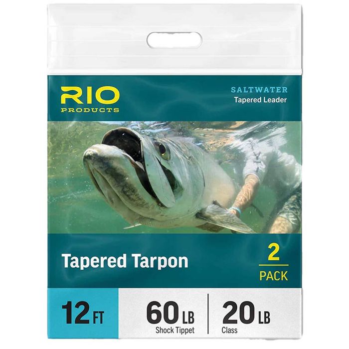 Поводковый материал RIO Products Tapered Tarpon Leader - 2pk