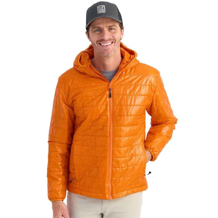 Куртка Huk Men's Gulf Stream Insulated Fishing Jacket - Orange Pepper - L