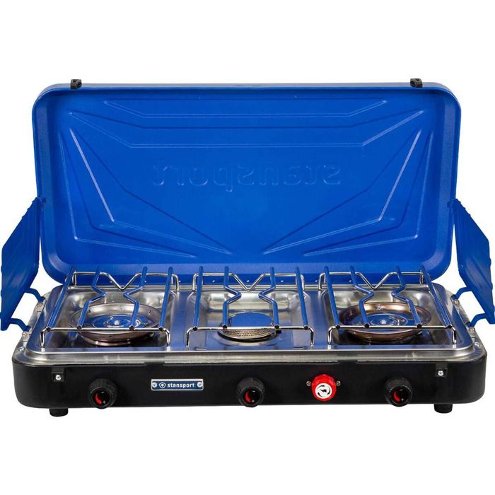 Горелка Stansport 3 Burner Propane Stove - Blue