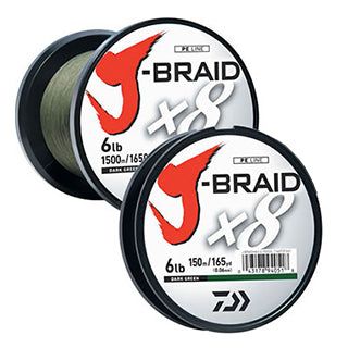 Плетёный шнур Daiwa J-Braid 80lb 300M - Dark Green