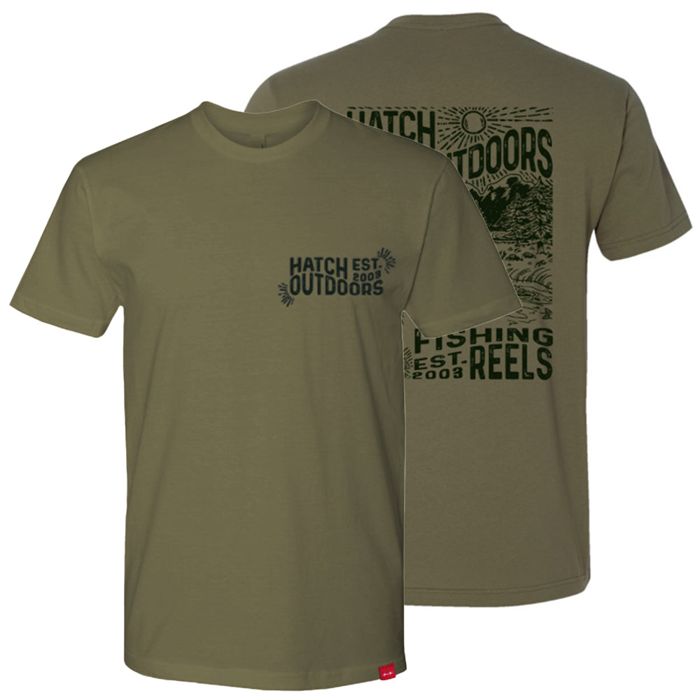 Рыболовная рубашка Hatch Outdoors, INC Destination Tee: Mountain