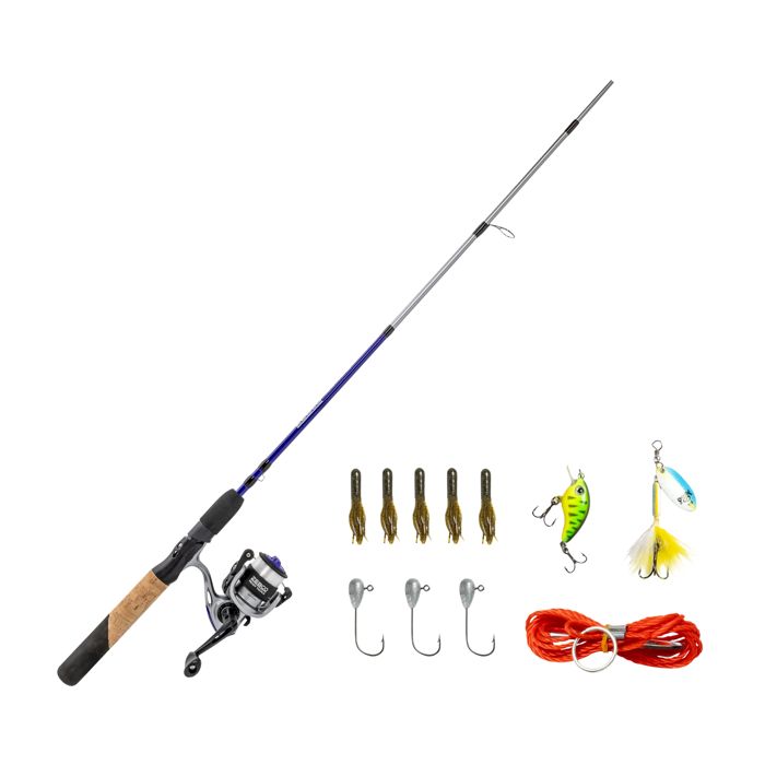 Комплект удилище + катушка Zebco Ready Tackle Panfish Spinning Combo