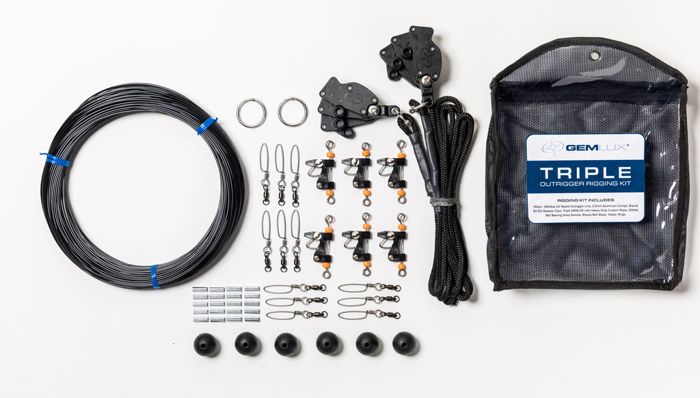 Даунриггер GEMLUX Triple Outrigger Rigging Kit, Black