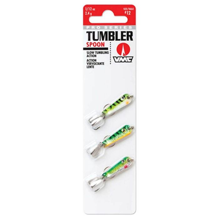 Зимняя приманка VMC Tumbler Spoon Ice Fishing Lure Kit - Live, 1/12oz, 1in