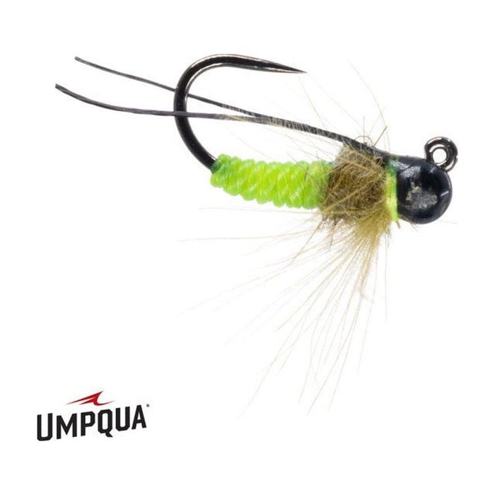 Зимняя приманка Umpqua Twisted Caddis Tungsten Jigged - Green