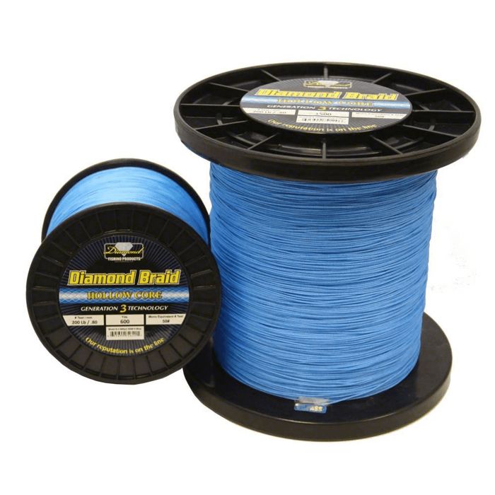 Плетёный шнур Diamond Fishing Products Diamond Braid Gen 3 Hollow Core Braided Line (600 y