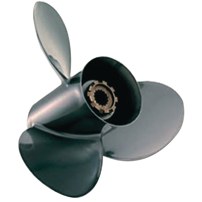 Гребной винт Quicksilver Black Diamond 3-Blade Prop w/Hub / Aluminum 9.25" dia x 9", RH