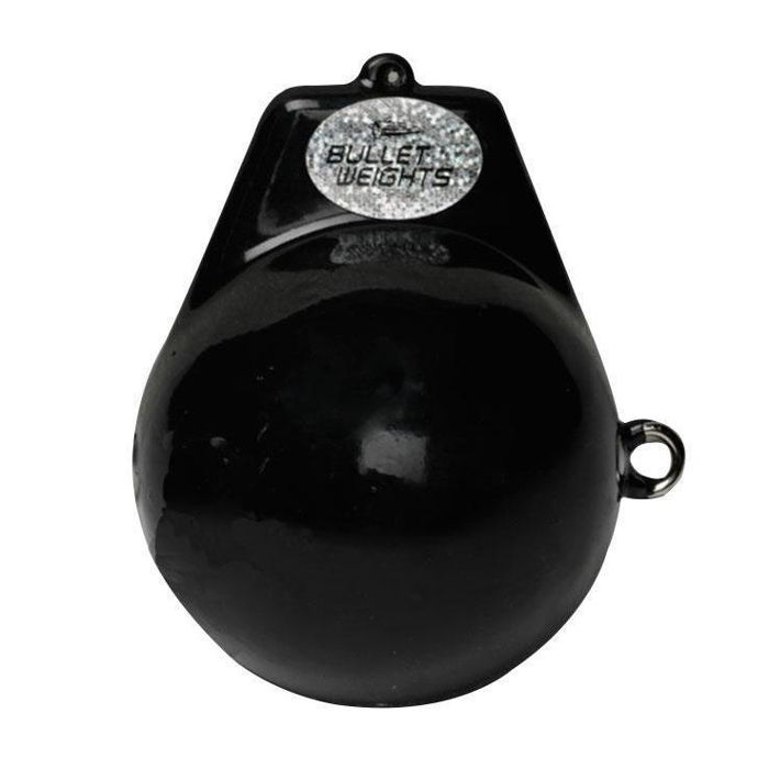 Груз для даунриггера Bullet Weights Ball w/Fin Downrigger Weight - Black 12lb
