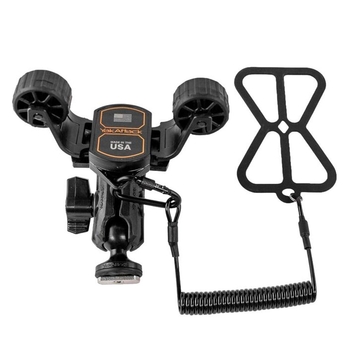 Крепление YakAttack RotoGrip Phone Holder With 1" Screwball Track Mount