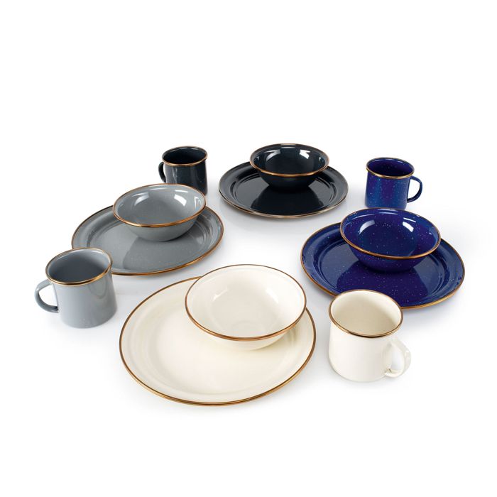 Походная посуда GSI Outdoors Mesa 4 Person Enamelware Table Set