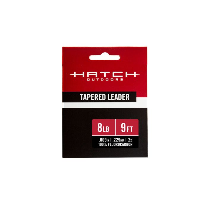 Подлесок и типпет Hatch Outdoors, INC Professional Series Fluorocarbon Tapered Leader, 9FT