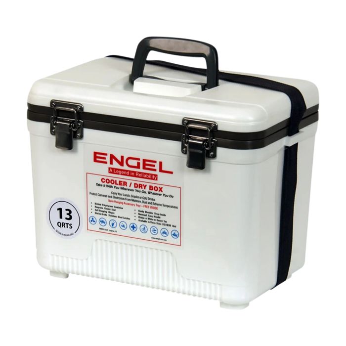 Термобокс Engel Cooler/Dry Box - White / 13 Quart