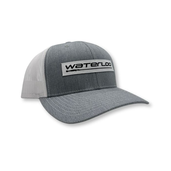 Головной убор Rhodes Headwear Waterloo Heather Gray and White Cap - Performance Patch