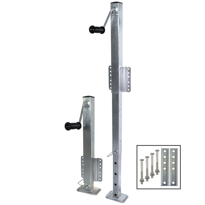 Запчасть прицепа Overton's Square Tube Fixed-Mount Trailer Jack