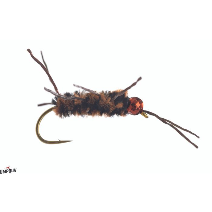 Джиг Umpqua Rubberlegs Jig Tungsten Bead Fly Coffee-Black