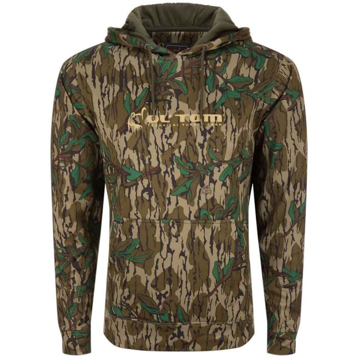 Охотничий камуфляж Ol' Tom Men's Mossy Oak Greenleaf Performance Hunting Hoodie