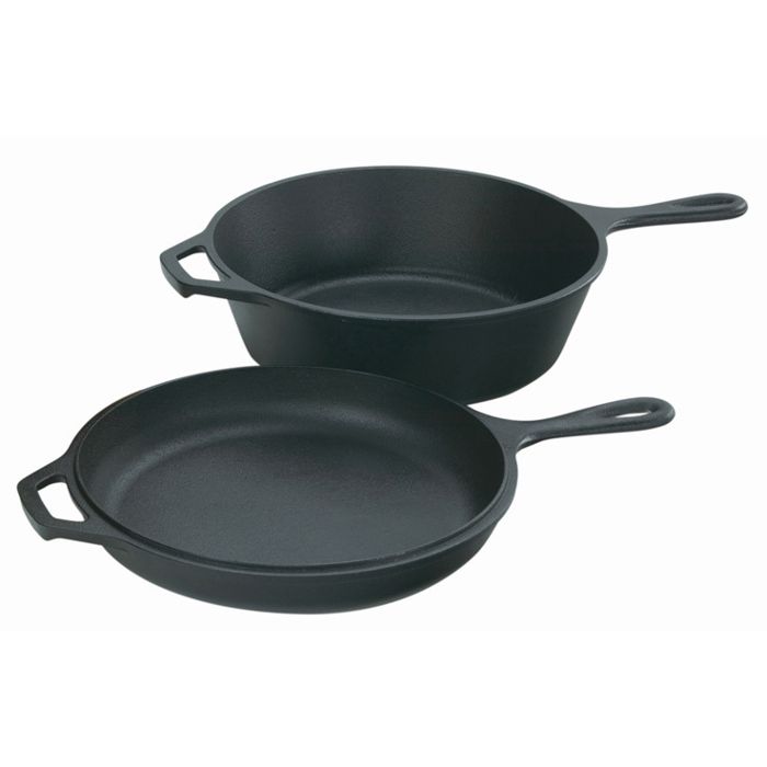 Чугунная посуда Lodge Cast Iron Lodge 3.2 Quart Cast Iron Combo Cooker