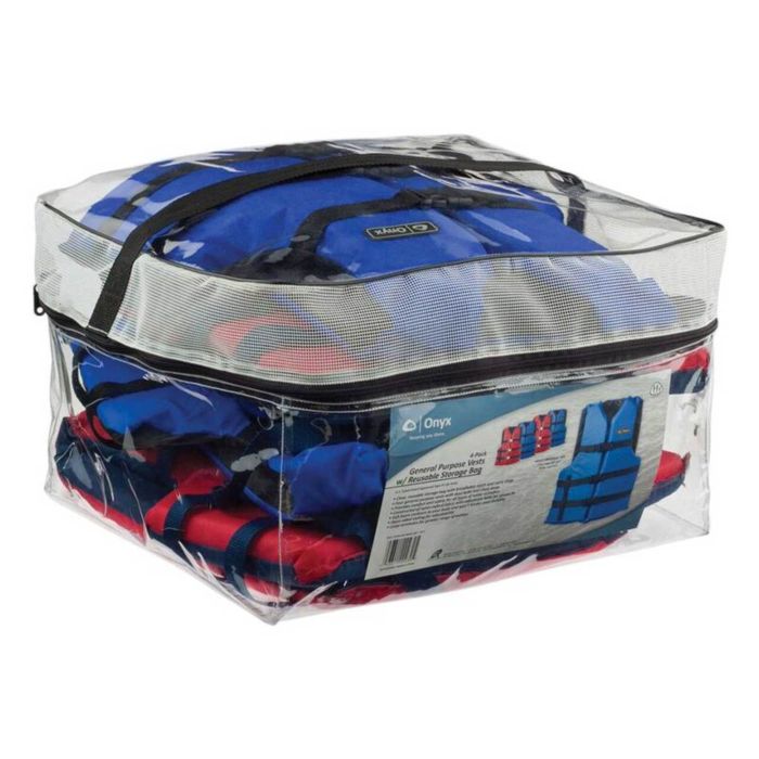 Оснащение для каяка Onyx Adult General Purpose Life Jacket - 4 Pack