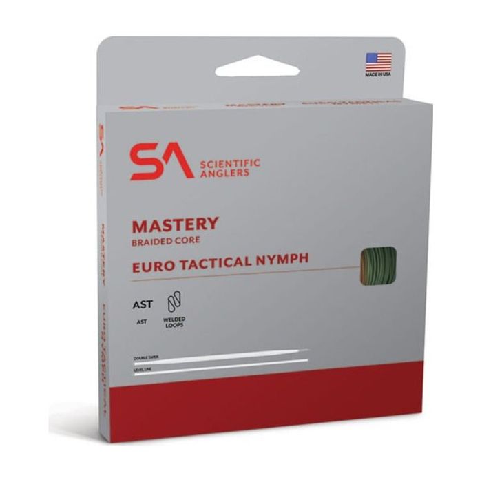 Плетёный шнур Scientific Anglers Mastery Euro Tactical Nymph Braided Core - DT